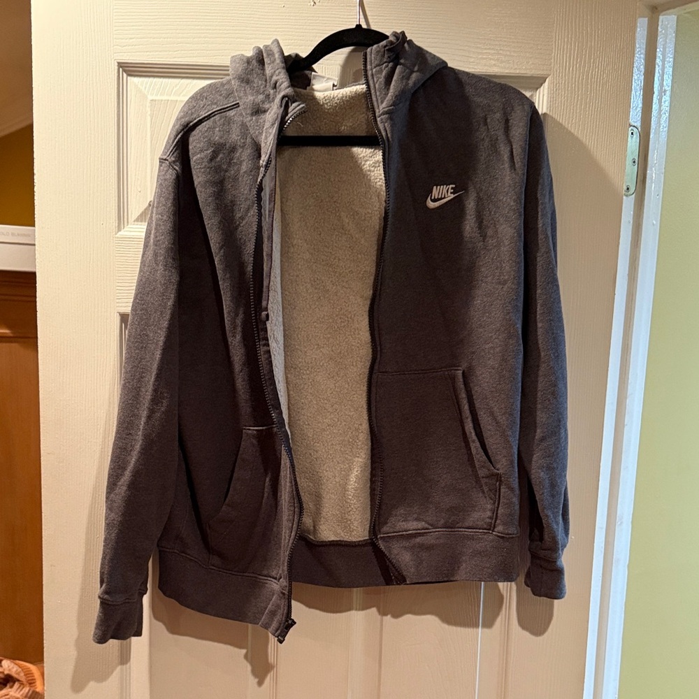 Nike Charcoal Full-Zip Hoodie